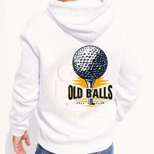 Old Balls Hoodie Sweatshirt Unisex Fit Sizes S-XL   YOU CHOOSE SIZE